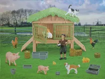 Toys Animais de Fazenda Zhong Jieming Q9899-ZJ90 (20 Peças)