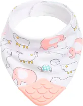 Bandana com Mordedor Animais Rosa Buba - 15285