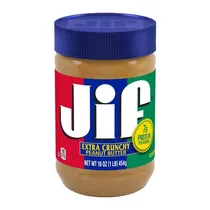 Jif Extra Crunchy Peanut Butter 454GR  Jif Extra C...