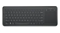 Teclado Microsoft All-In-One Wireless Inglês Preto - N9Z-00001