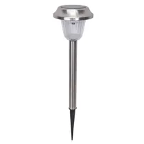 Lampada Solar com Estaca para Jardim de Aço Inoxidável