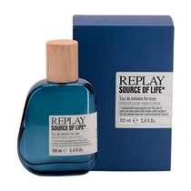 Perfume Replay Source Of Life For Man - Eau de Toilette - Masculino - 100ML  Perfume Rep...