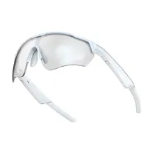 Oculo Esportivo Smart Omsiyat OM-F-01 / IPX5 / Bluetooth 5.4 / Música + Chamada / Recarregavel - White