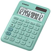 Calculadora Casio MS-20UC-GN de 12 Digitos Solar/Bateria - Verde