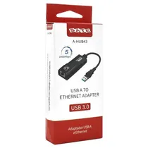 Adap. USB p/ RJ45 Sate A-HUB43 USB 3.0 Preto