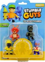 Bonecos Stumble Guys 3D Mini Figures S1 Diramix Art.4 - 0428 (5 Unidades)