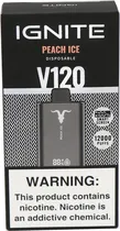 Vape Descartável Ignite V120 Peach Ice 12000 Puffs