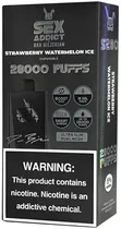 Vape Descartável Sex Addict BY Dan Bilzerian S280 Kiwi Watermelon Ice 28000 Puffs