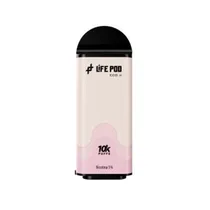Vape Descartável Life Pod Eco 2 Cartridge 10000 Puffs 5% Nicotina - White Peach Berry