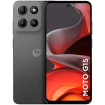 Celular Motorola Moto G15 XT2521-2 - 4/256GB - 6.72’’ - Dual-Sim - Cinza
