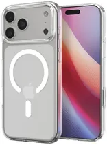 Case Spigen para iPhone 17 Pro 6.3" Crystal Flex ACS09630 Clear White (Magfit)