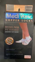 Servisalud Medias Media Unisex Al Tobillo para Pie Sensible En Hilados de Cobre Plastico s/C