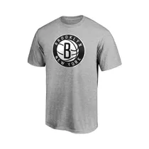Remera Nba NBATS521000-GRY Brooklyn Masculino