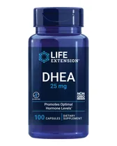 Life Extensión Vitamina Dhea 25 MG 100TABS Plastico Azul
