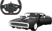 1970 Dodge Charger R/T Escala 1/16 R/C Rastar 99070 - Black  1970 Dodge ...