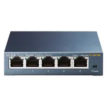 Hub Switch TP-Link TL-SG105 5 Portas Gigabit 1000MBPS - Cinza