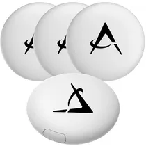 Localizador Audisat Smart Tag Pack 4 com Bluetooth - Branco (4 Unidades)