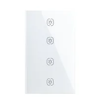 Interruptor Smart Homie HSS04TR Zibbee C4 Blanco