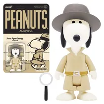 Boneco SUPER7 Peanuts Snoopy Agent Secret 17128