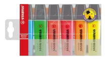 Marcador Stabilo Boss Fluo 6 Cores