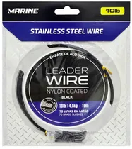 Cabo de Aço Marine Sports Black 10LBS 10 Metros