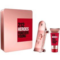 Kit Carolina 212 Heroes Fem 80ML+Body Lotion