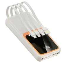 Ecopower Cargador Portatil EP-C876 24000MAH Blanco