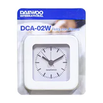 Relógio com Alarme Daewoo International DCA-02W - Branco