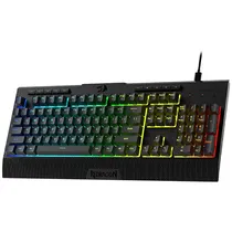 Teclado Gaming Redragon Shiva Lite K525-RGB Inglês USB com Backlight RGB - Preto
