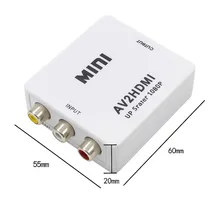Adaptador Conversor Mini Trove Av para HDMI
