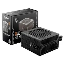 Fonte Redragon MSI Mag A750BN PCIE5 306-7ZP2C23-CE0 ATX 750W 80 Plus Bronze PFC Ativo - Preto