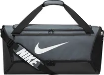 Bolsa Esportiva Nike Brasilia 9.5 Training Duffel Bag DH7710-068 - Médio - Cinza/Preto