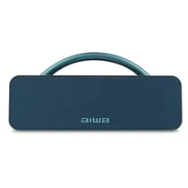 Speaker Aiwa AW-S80BT - USB/Aux - Bluetooth - 20W RMS - Resistente A Agua - Azul
