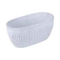 Maceta de Cerámica KPM 033449 26 X 12 CM Blanco