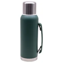 Garrafa Termica Luo LU-4738 / 1 Litro / de Aço Inoxidavel - Verde Oscuro
