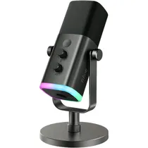 Microfone Fifine AM8 RGB USB-C XLR- Black