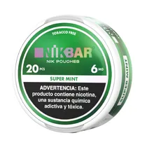 Pouches Nikbar Pouches Super Mint 6MG