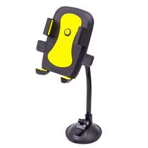 Suporte de Celular para Carro Soft Tube Holder 360 SH-3095 (K00037) - Amarelo/Preto