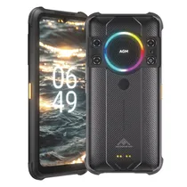 Celular Smartphone Agm H5 Pro / 6GB / 128GB / IP68 / IP69K / 48MP+20MP / 7000MAH / 6.52" / Android 12 - Preto