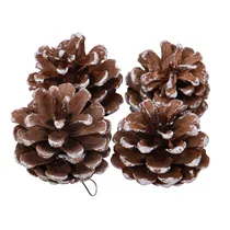 Pinheiros Natal Pontas Brancas 6CM (4U)