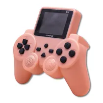 Consola Game Stick Controller Gampead Digital Game Player S10 Portatil / 520 Jogos ( Mario Incluido) / Tela 2.4" / Dual / HD / 1020MAH - Rosa