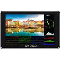 Monitor para Câmera Feelworld S7 1600 Nits HDMI + Sdi