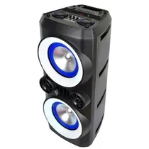 Caixa de Som Multilaser Neon SP379 300W 6.5" BT SD USB FM LED