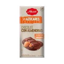 Chocolate Mazzei Almendras Sin Azúcar 75G