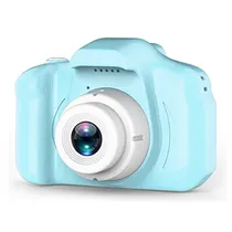 Camera para Criança Children's Digital / 2" / 400MAH / 4 Funçoes / 5V / 1A - Azul Claro
