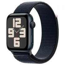 Apple Watch Se 2ª Geração (2023) Caixa de Alumínio Em Meia-Noite Correia Loop Esportiva Em Cor Meia-Noite 44 MM MREA3LL/A