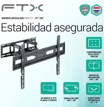 Soporte p/TV FTX FTX78-466 37 A 80 40KG Articulado/Inclinacion 15/ Giro 60°  Soporte p/T...
