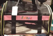 Funadd Mochila p/Mascota FA-1001F- Rosa/Negro