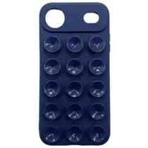 Capa de Silicone com Ventosa para iPhone 17 Air - Azul