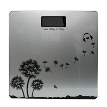 Balança Digital Bathroom Scale K0142 para Peso Corporal Suporta Até 180KG - Cinza